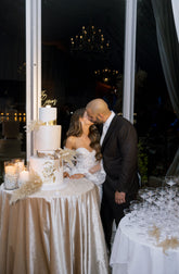 Perfectly Personalized Decorated Cake and Display and Acrylic Topper